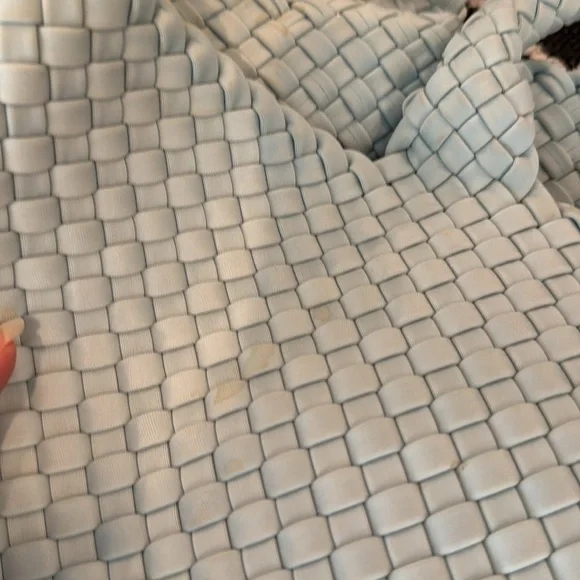 Women’s light blue naghedi woven purse with smaller wallet bag - Picture 8 of 8